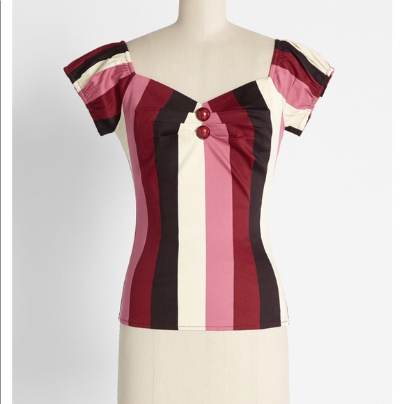 ModCloth Trip to the Ice Cream Parlor Top - Picture 2 of 4